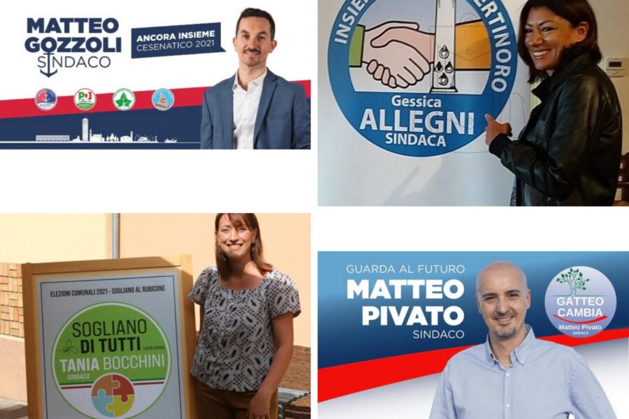 Campagna elettorale 2021. Si vota a Bertinoro, Cesenatico, Gatteo e Sogliano al Rubicone